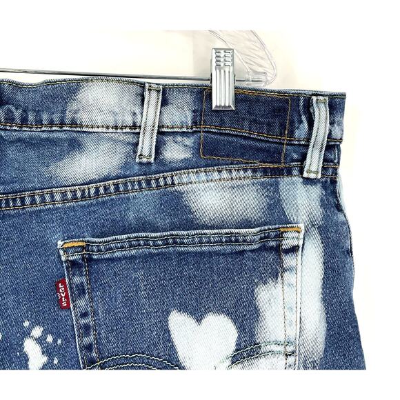 Levi's 541 Athletic Tapered Fit Jeans Men's 40x32 Bleached - Picture 3 of 16